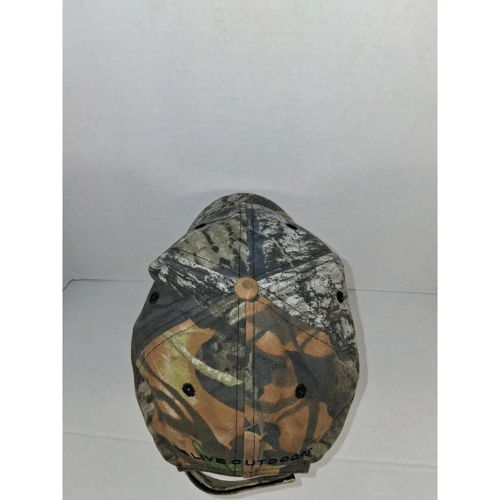 Gander Mtn. Camo Hat We Live Outdoors Hunting Fishing Outdoorsman Cap - Picture 5 of 7